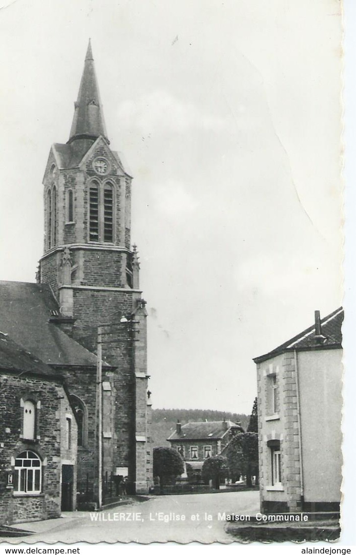 Willerzie - L'Eglise Et La Maison Communale - Editeur Dujardin-Bourguignon - 1963 - Gedinne