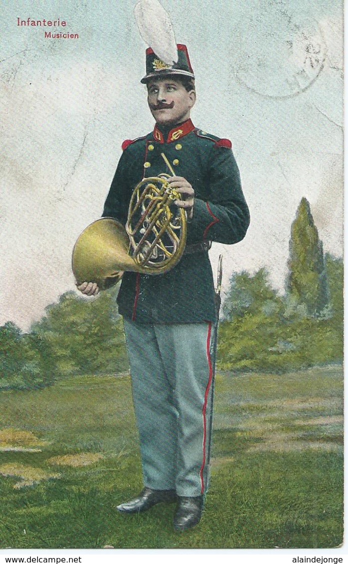 Infanterie - Musicien - Dr Trenkler Co - Série 1835  5 - 1908 - Uniformes