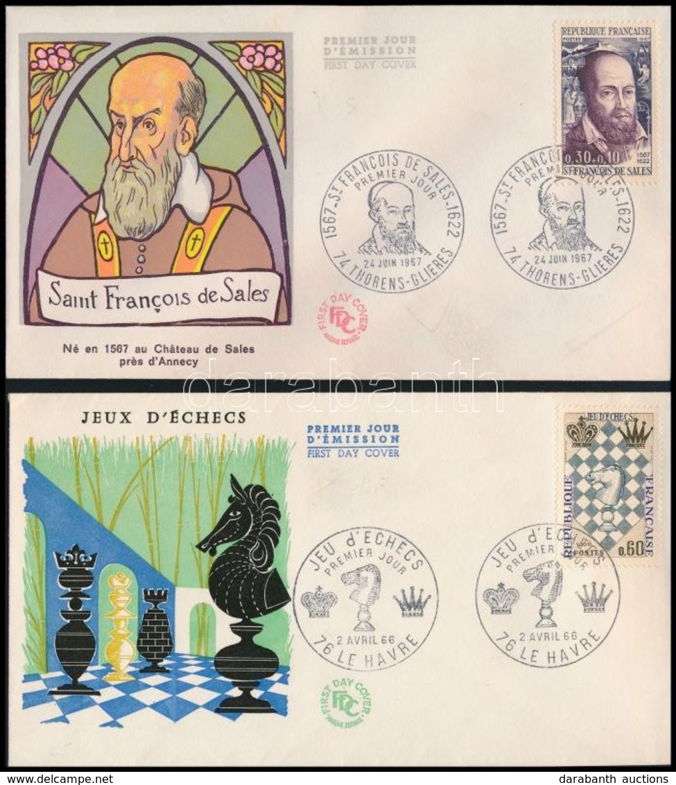 Franciaország és Francia Polinézia 52 Db Küldemény, Ebből 48 Db FDC - Otros & Sin Clasificación