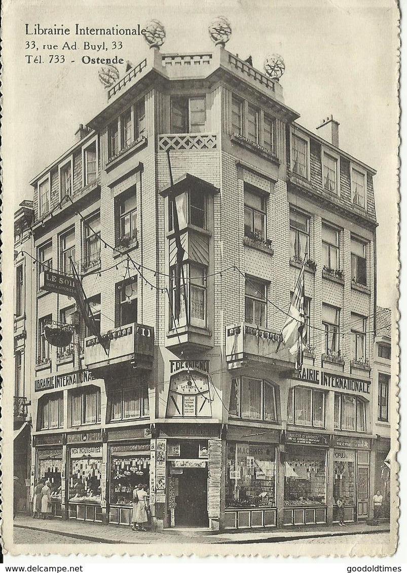 Ostende Librairie Internationale 33,rue Ad. Buyl  (772) - Oostende