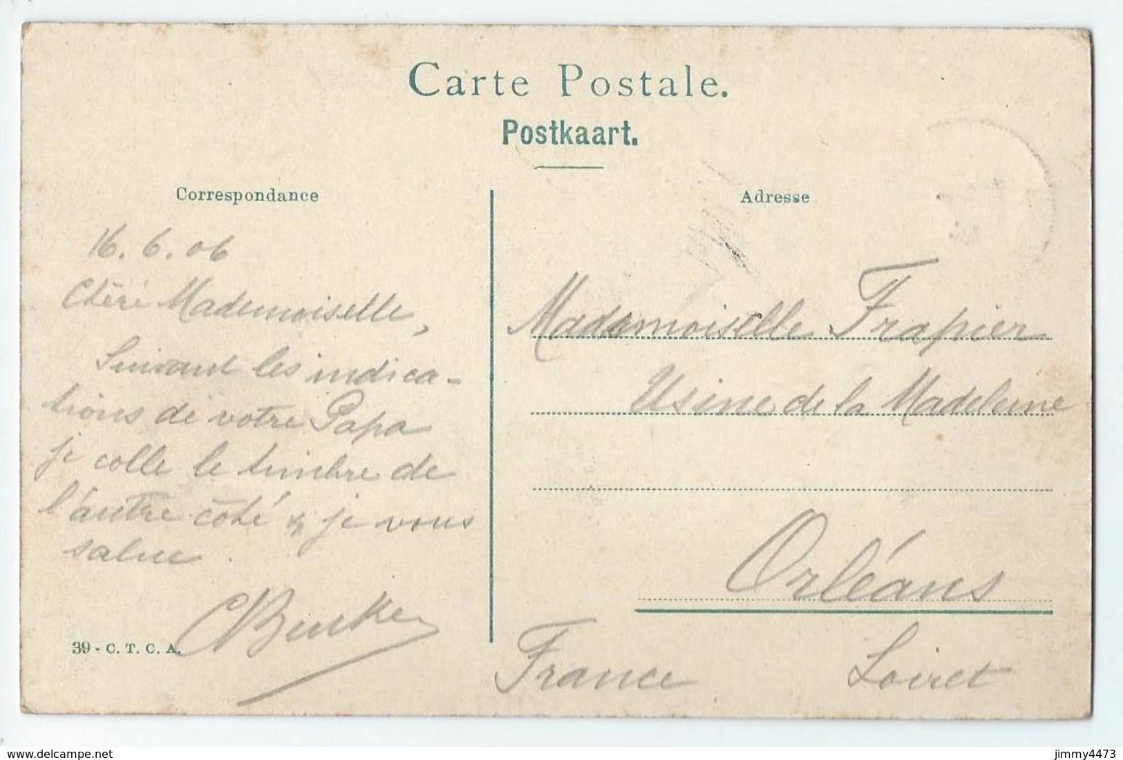 CPA Postkaart - Le Kursaal Et La Plage Bien Animée En 1906 - OSTENDE Flandre Occidentale - Edit.39 C.T.C.A. Recto-Verso - Oostende