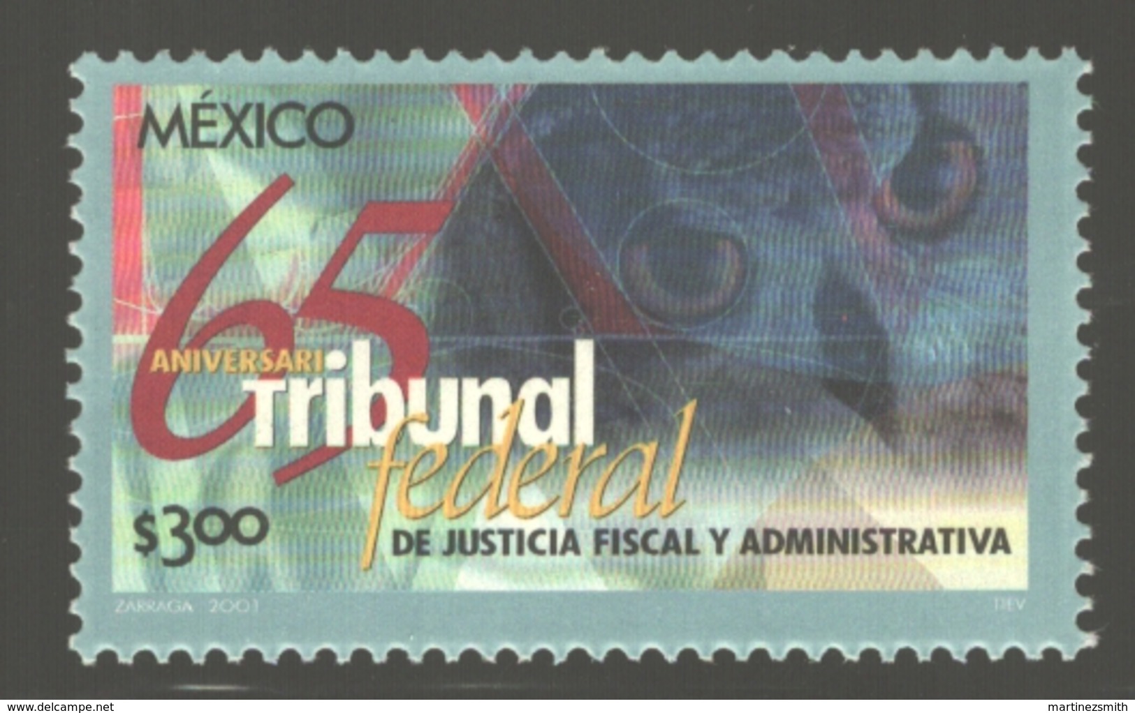 Mexico - Mexique 2001 Yvert 1960, 65th Anniversary Of The Federal Court Of Tax And Administrative Justice - MNH - México