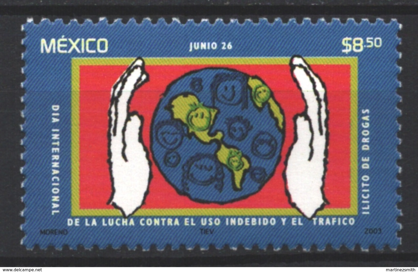 Mexico - Mexique 2003 Yvert 2045, International Day Against Drugs - MNH - México