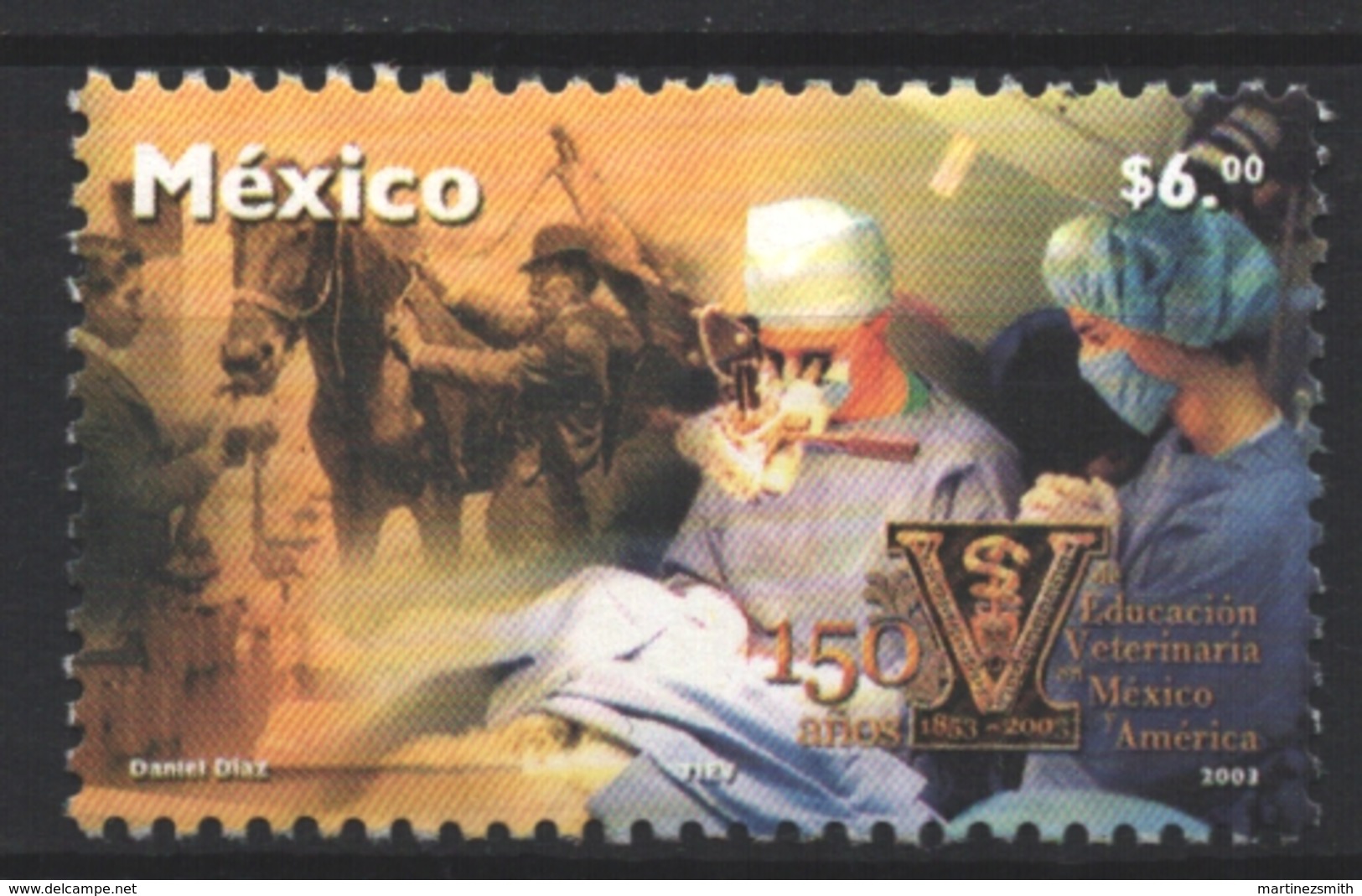 Mexico - Mexique 2003 Yvert 2046, 150th Anniversary Of Veterinary Medicine School - MNH - México