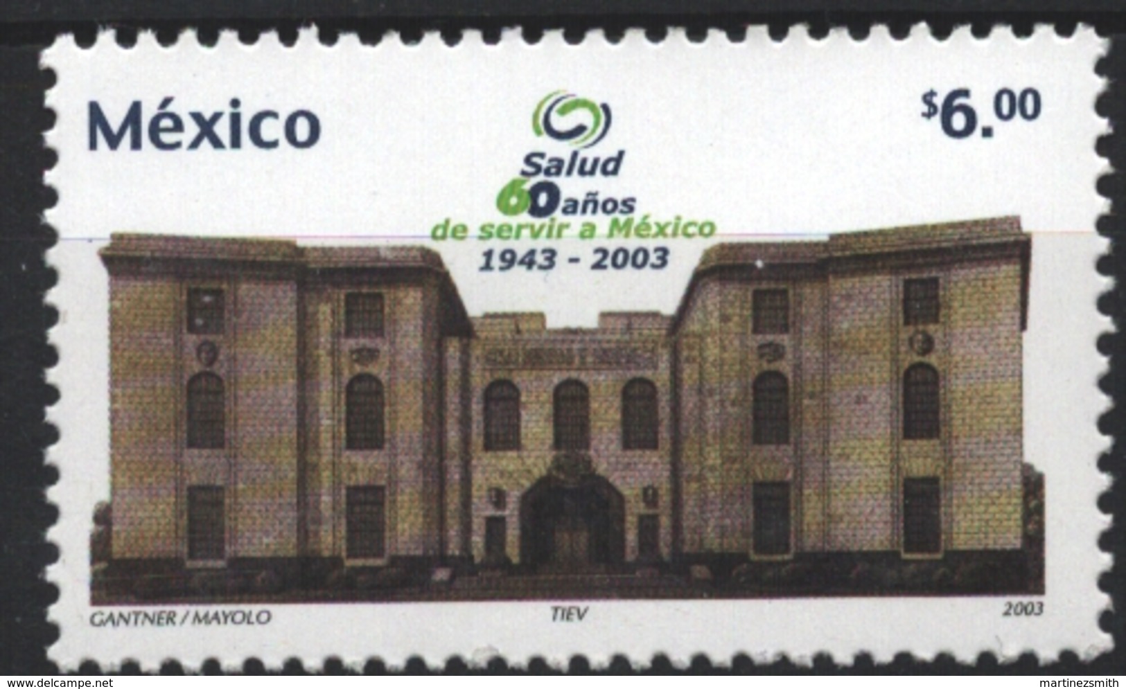 Mexico - Mexique 2003 Yvert 2052, 60th Anniversary Of The Secretariat Of Health - MNH - México