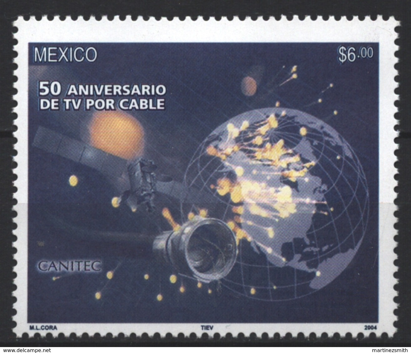 Mexico - Mexique 2004 Yvert 2064, Fiftieth Anniversary Of Cable TV - MNH - México