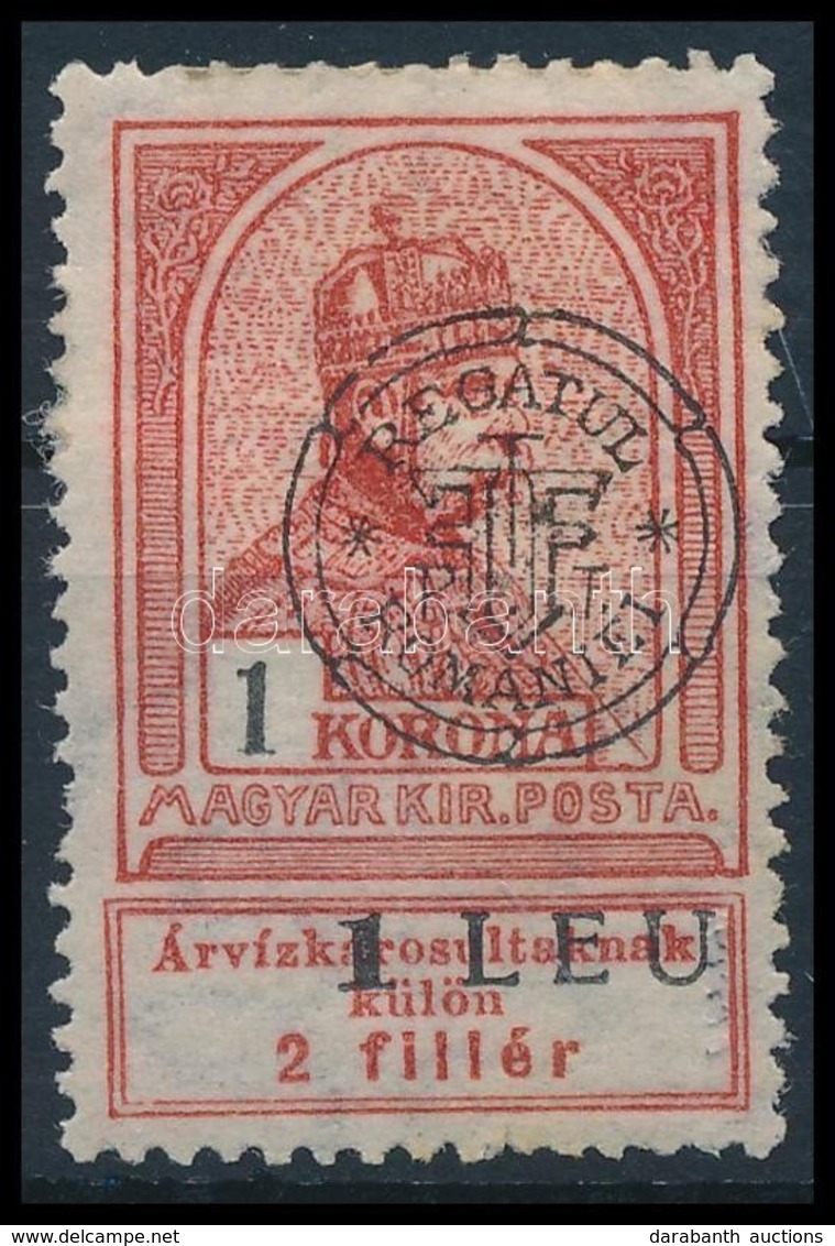 * 1919 Árvíz 1K Bodor Vizsgálójellel (9.000) - Otros & Sin Clasificación