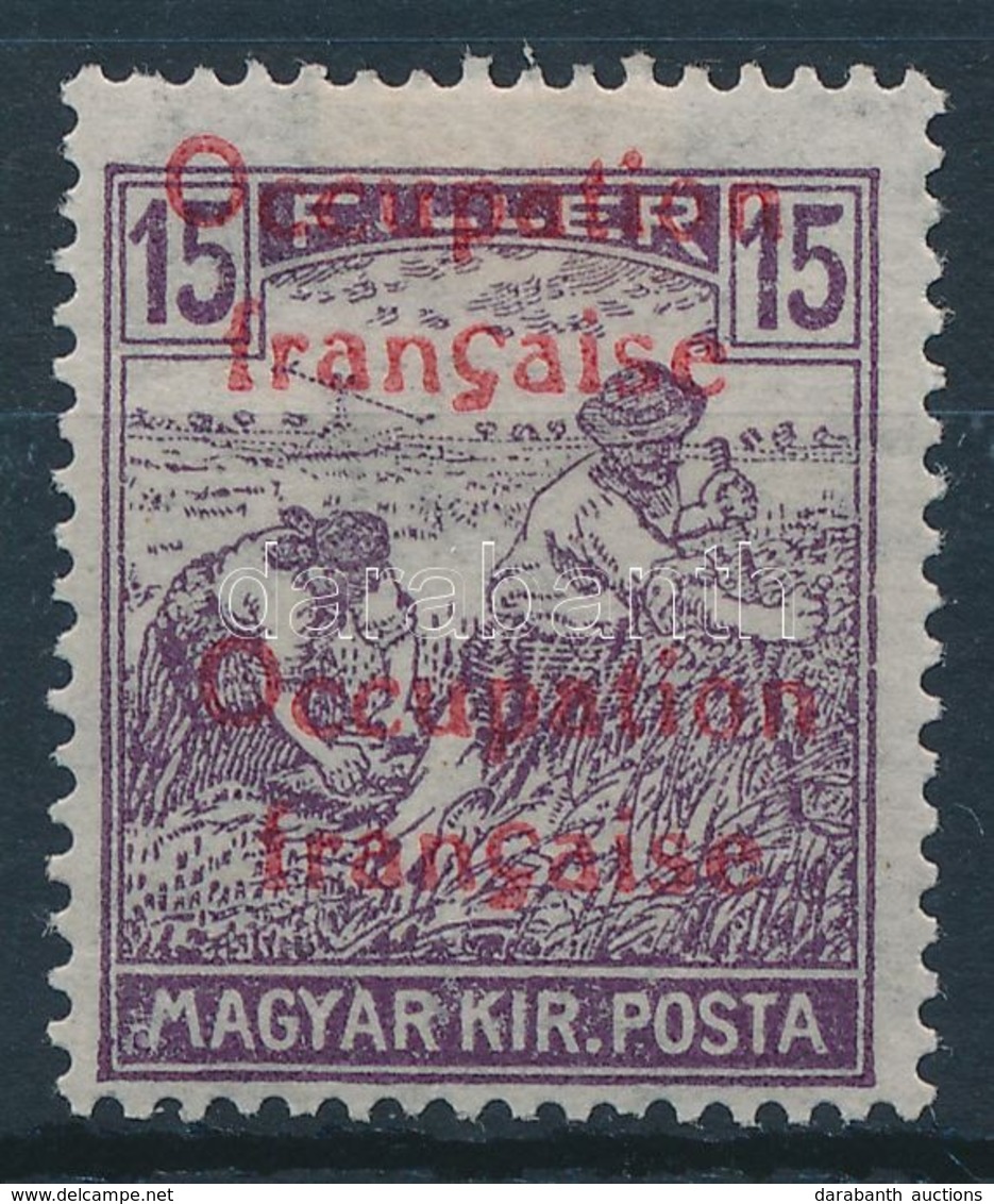 * Arad 1919 Arató 15f Kettős Felülnyomással (30.000) - Otros & Sin Clasificación