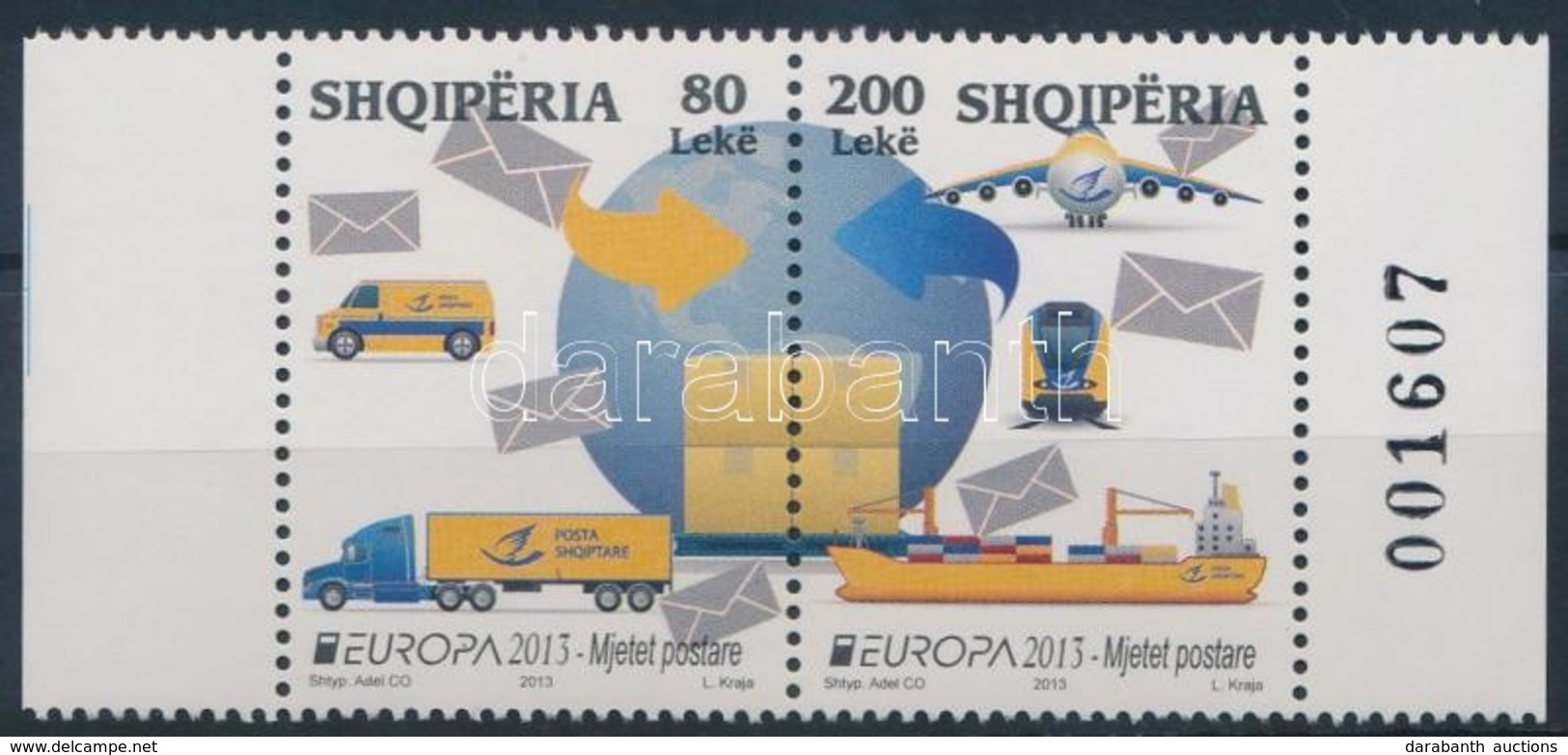 ** 2013 Europa CEPT ívszéli Pár Mi 3427-3428 - Autres & Non Classés