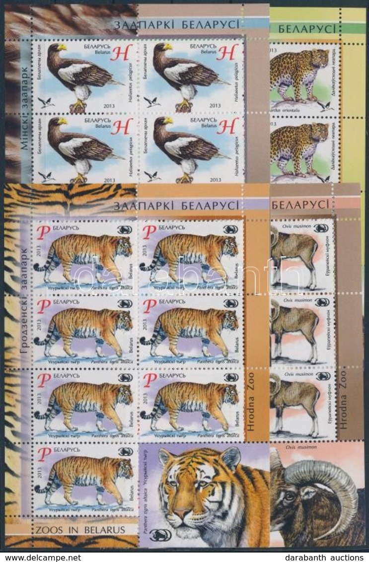 ** 2013 Állat Kisívsor,
Animal Minisheet Set
Mi 959-962 - Autres & Non Classés