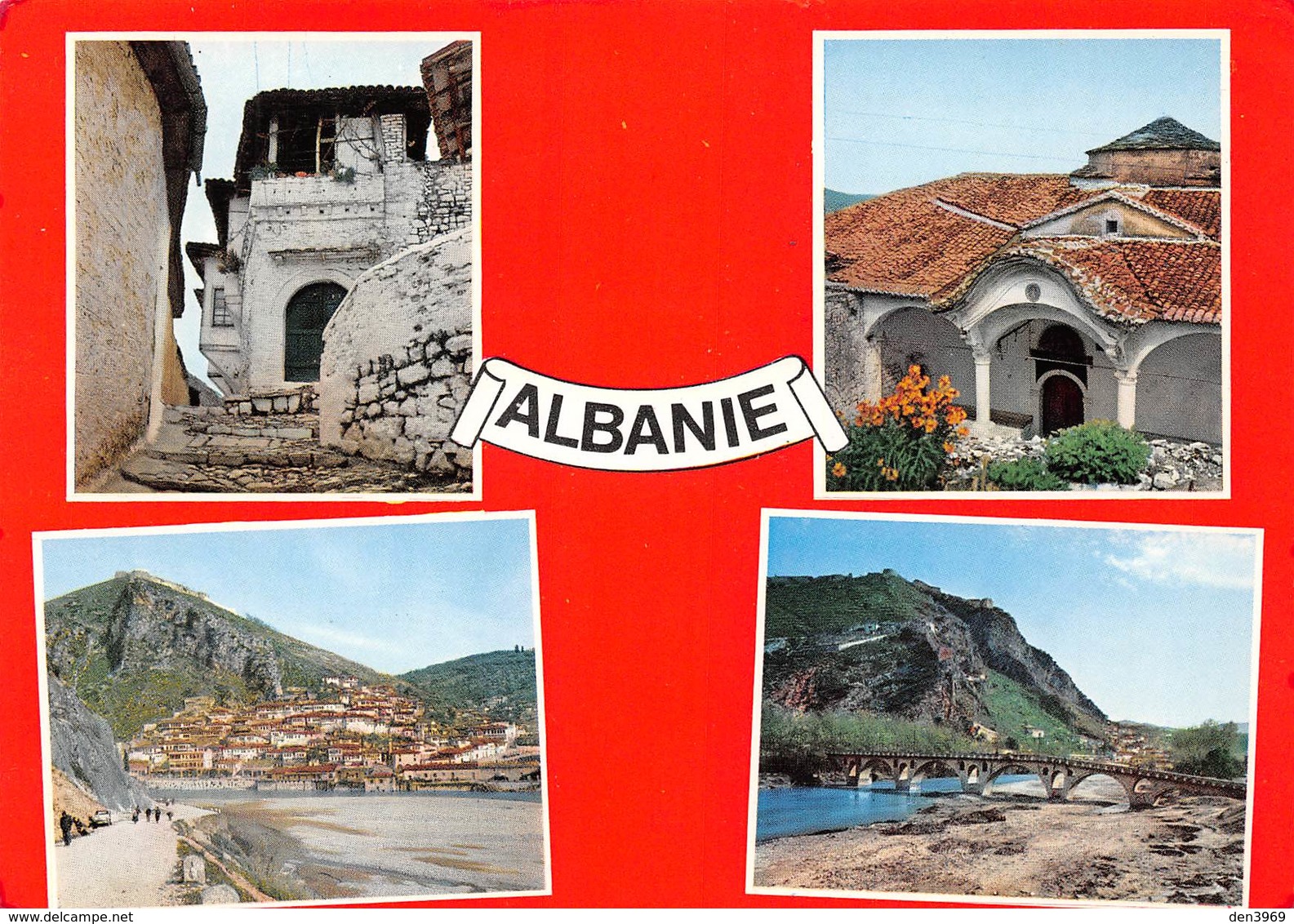 Albanie - BERATI - Berat - Différentes Vues De La Ville - Timbres - Albanie