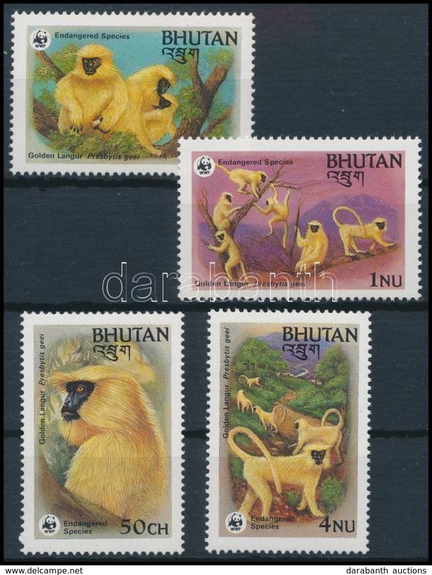 ** 1984 WWF: Aranylangur Sor,
WWF: Golden Langur Set
Mi 840-843 - Otros & Sin Clasificación