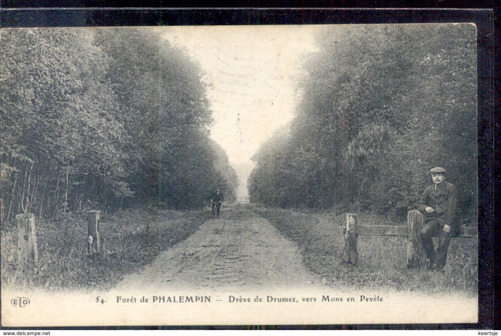 Frankrijk France - Phalempin Foret - Dreve De Drumez Mons Pevele - 1912 - Andere & Zonder Classificatie