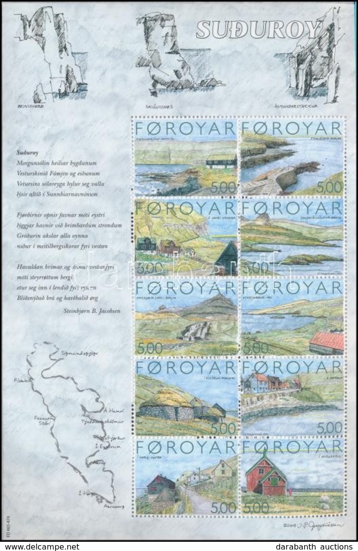 ** 2004 Sziget Kisív,
Island Minisheet
Mi 473-482 - Altri & Non Classificati