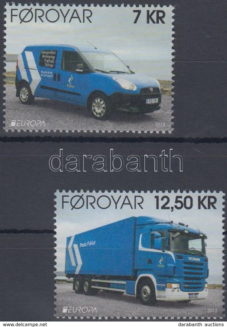 ** 2013 Europa CEPT Postai Járművek Sor Mi 781-782 - Autres & Non Classés