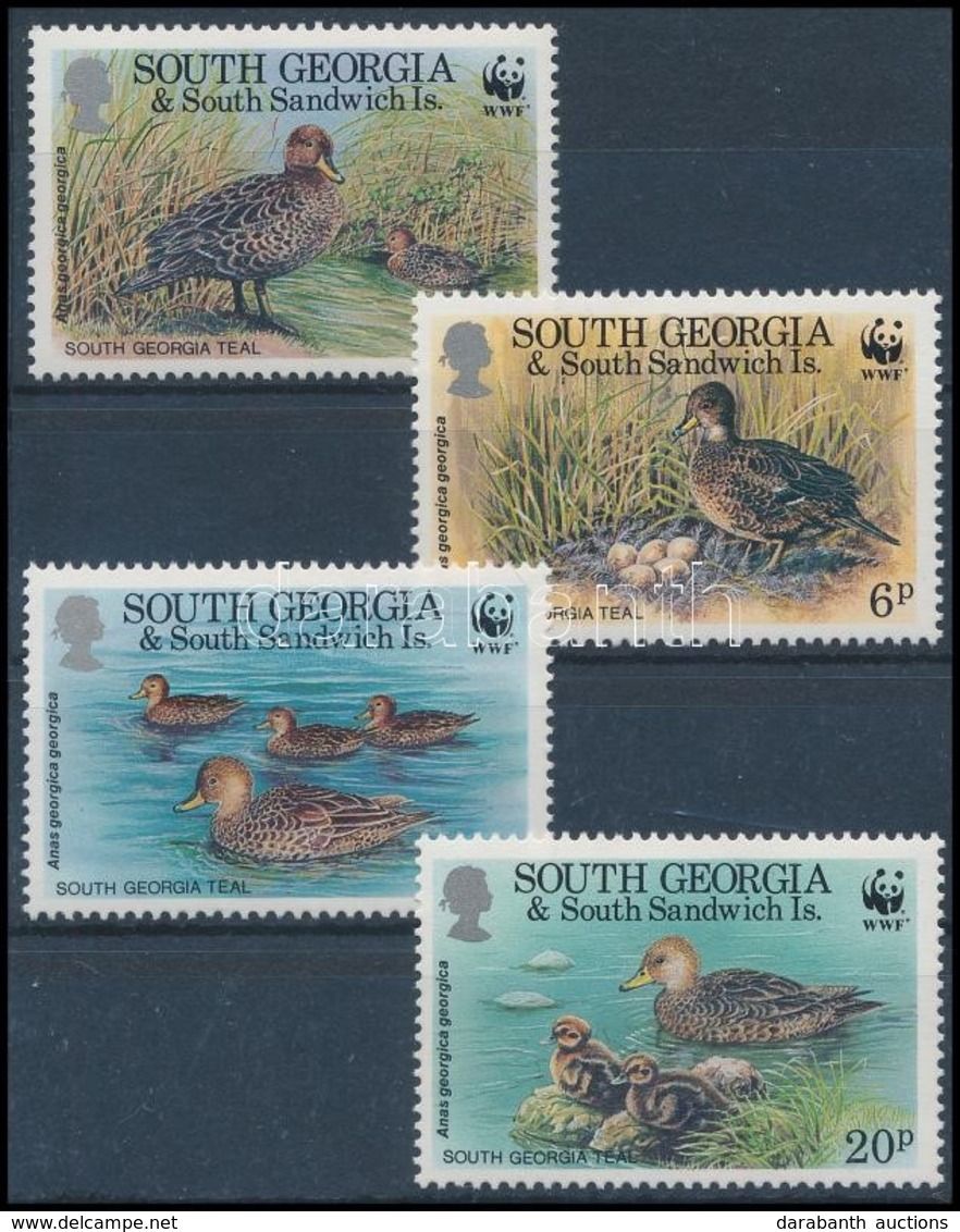 ** 1992 WWF: Kacsa Sor,
WWF: Duck Set
Mi 203-206 - Autres & Non Classés