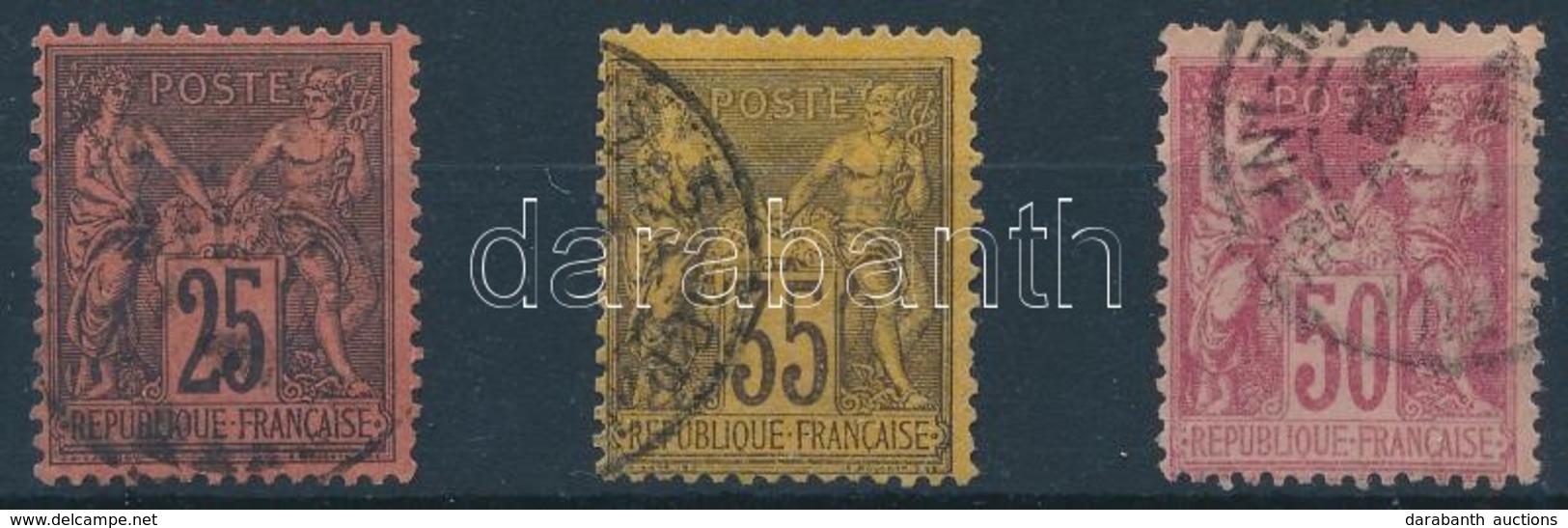 O 1877-1886 Mi 74, 75b, 81 I  (Mi EUR 83.-) - Autres & Non Classés