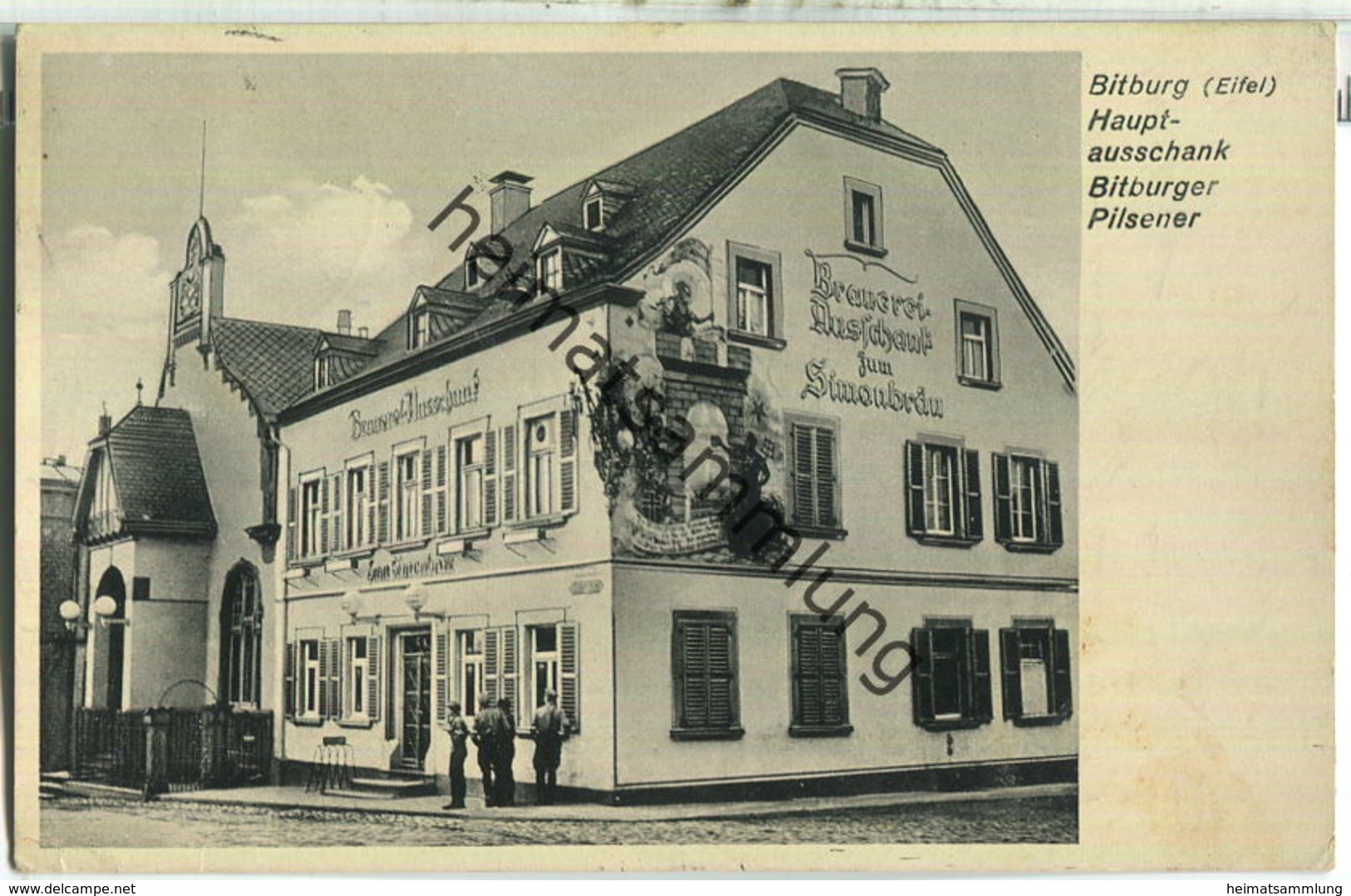 Bitburg - Hauptausschank Bitburger Pilsner - Brauerei-Ausschank Zum Simonbräu - Verlag Christof Schamburger Bitburg - Bitburg