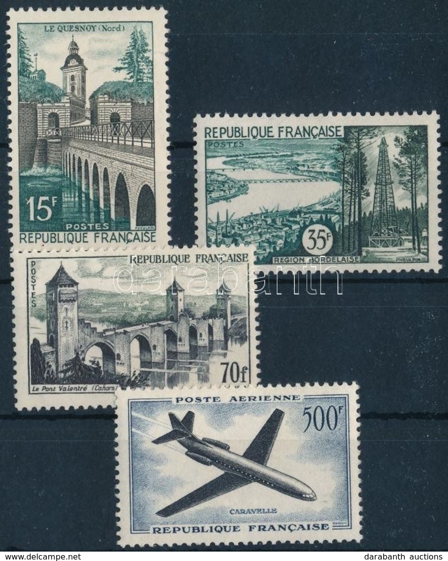 ** 1957 Légiposta, Forgalmi Mi 1120 + 1145-1147 (Mi EUR 59.-) - Otros & Sin Clasificación