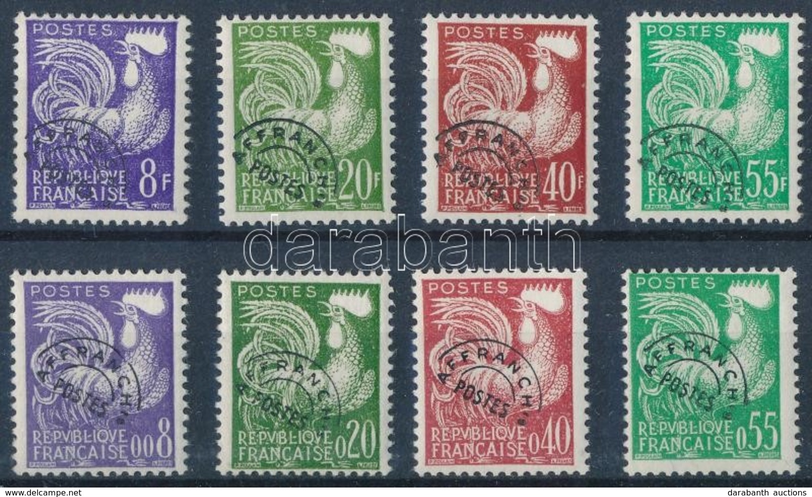 ** 1959-1960 Mi 1235-1238, 1302-305 (Mi EUR 73,-) - Otros & Sin Clasificación