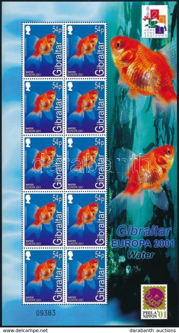 ** 2001 Europa: Víziállatok Kisívsor Mi 962-965 - Otros & Sin Clasificación