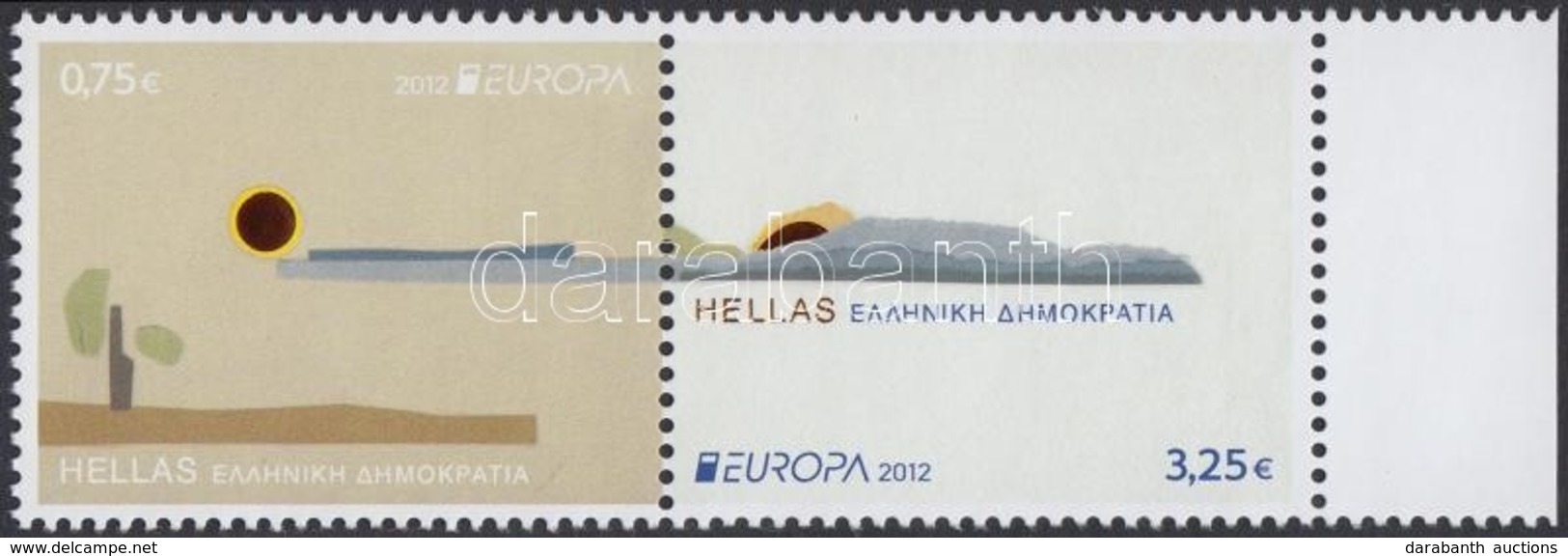 ** 2012 Europa CEPT Látogasson Görögországba Pár Mi 2671-2672 - Otros & Sin Clasificación