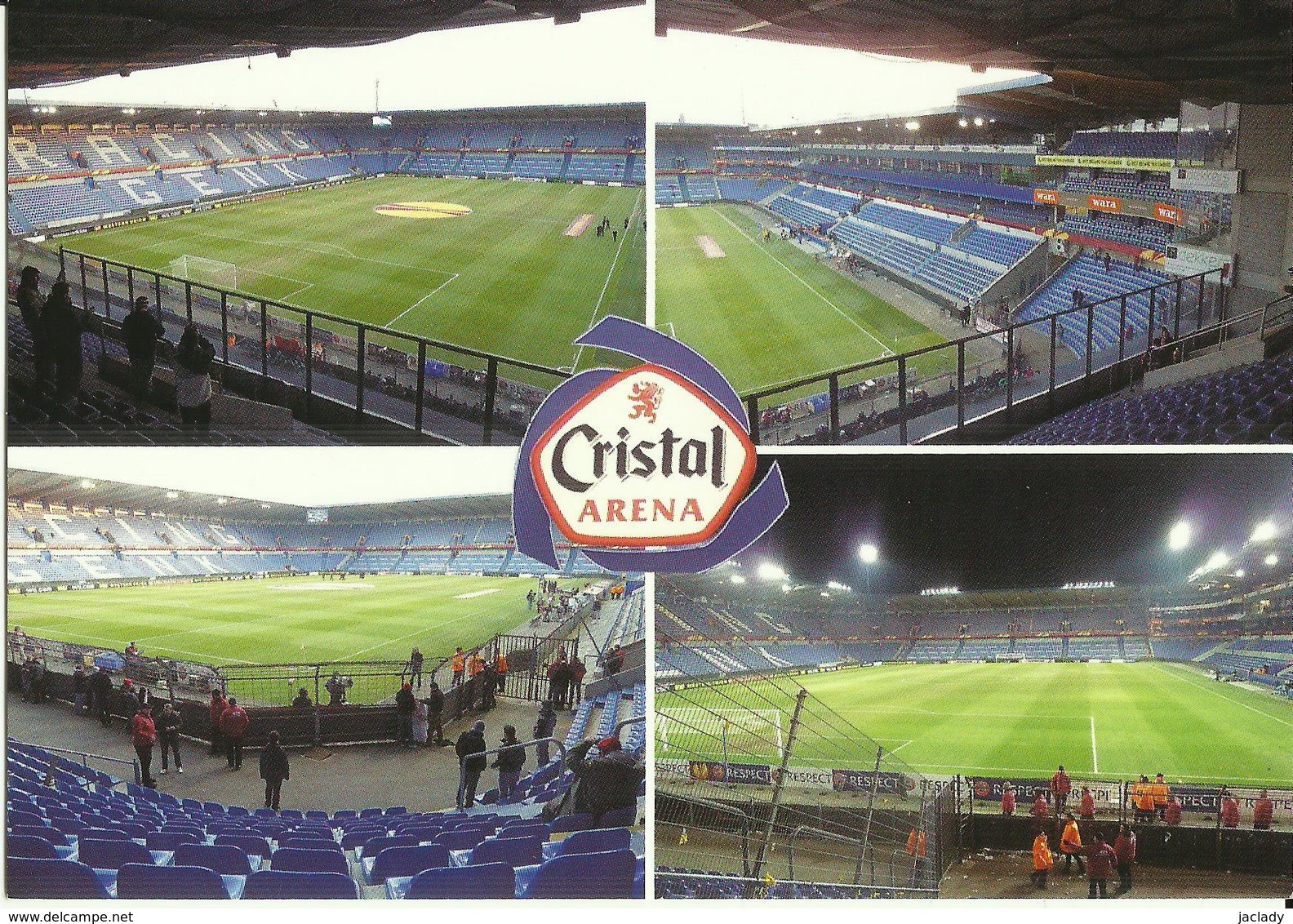 Football -- K R C Genk - Cristal Arena - Belgique     (2 Scans) - Football