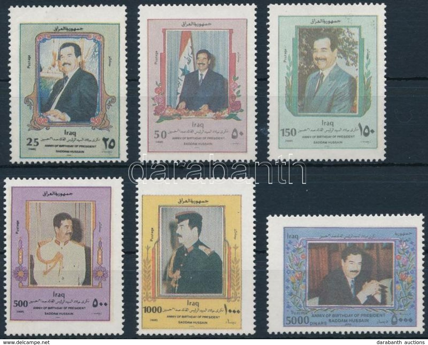 ** 1999 Saddam Hussein Sor Mi 1596-1601 - Otros & Sin Clasificación