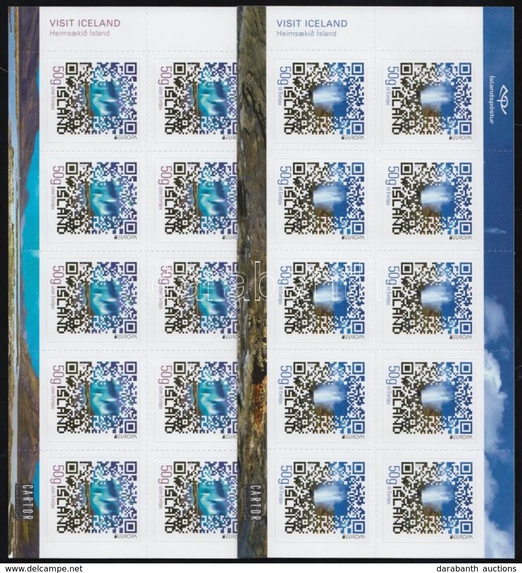 ** 2012 Europa CEPT Turizmus öntapadós Kisívpár Mi 1361-1362 - Autres & Non Classés