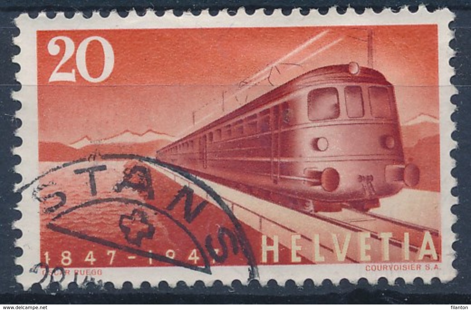 HELVETIA - Mi Nr 486 - Cachet  "STANS" - (ref. 1160) - Usados