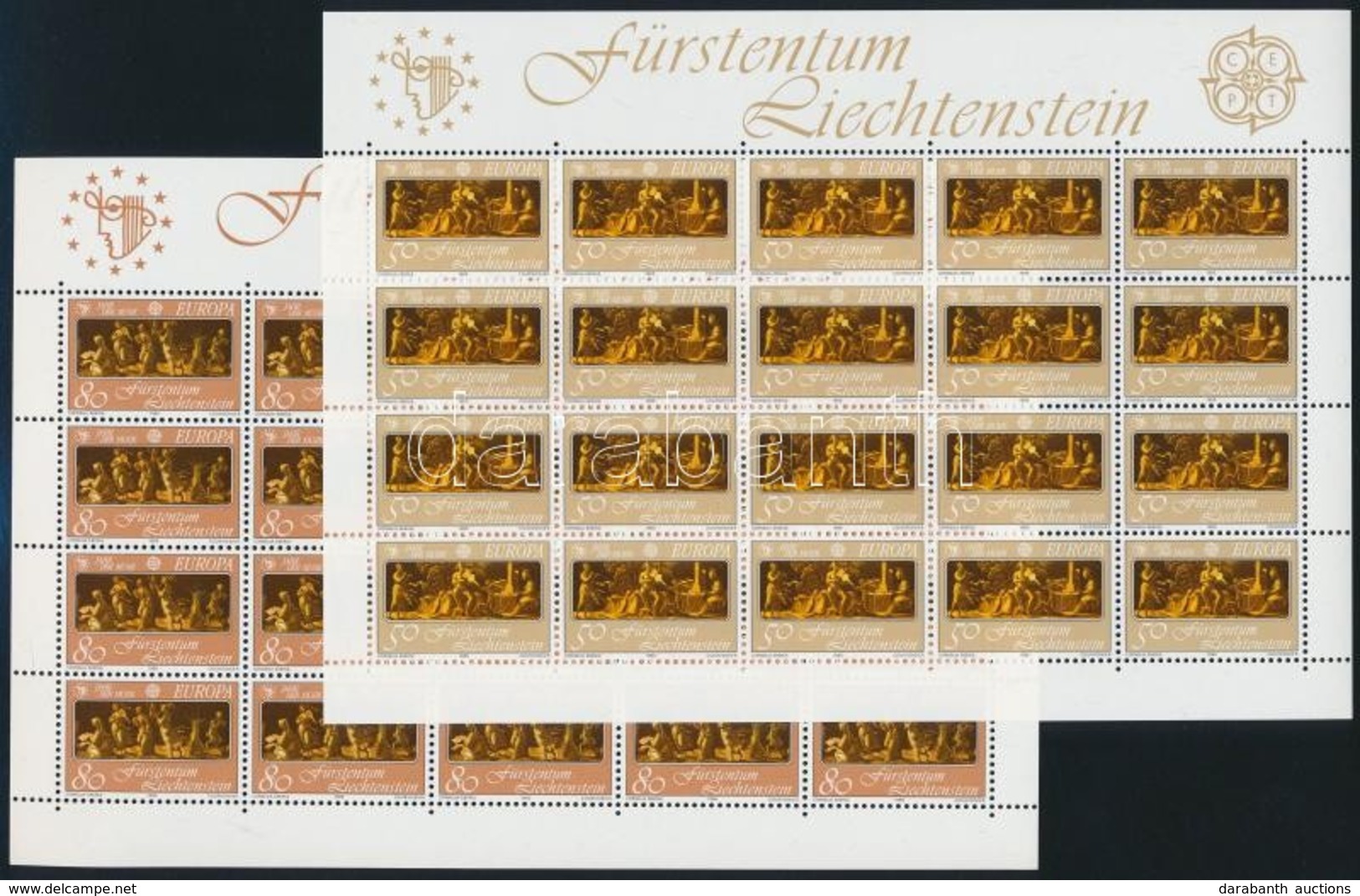 ** 1985 Europa CEPT A Zene éve Kisívsor Mi 866-867 - Sonstige & Ohne Zuordnung