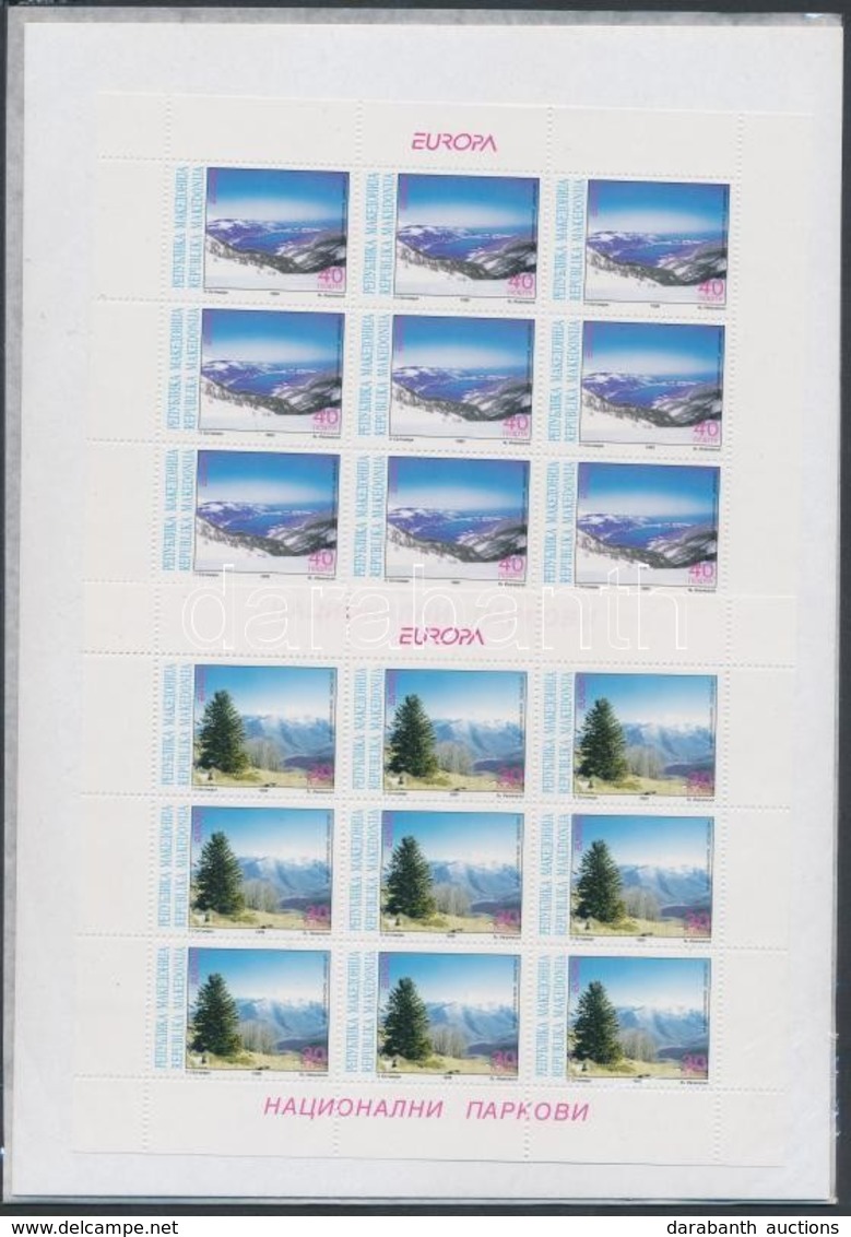 ** 1999 Europa CEPT Nemzeti Parkok Kisívsor Mi 162-163 - Autres & Non Classés