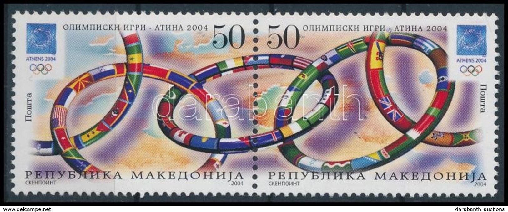 ** 2004 Nyári Olimpia, Athén Pár,
Summer Olympics, Athen Pair
Mi 323-324 - Autres & Non Classés