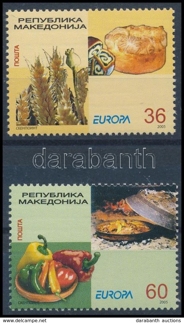 ** 2005 Gasztronómia Pár,
Gastronomy Pair
Mi 348-349 - Otros & Sin Clasificación