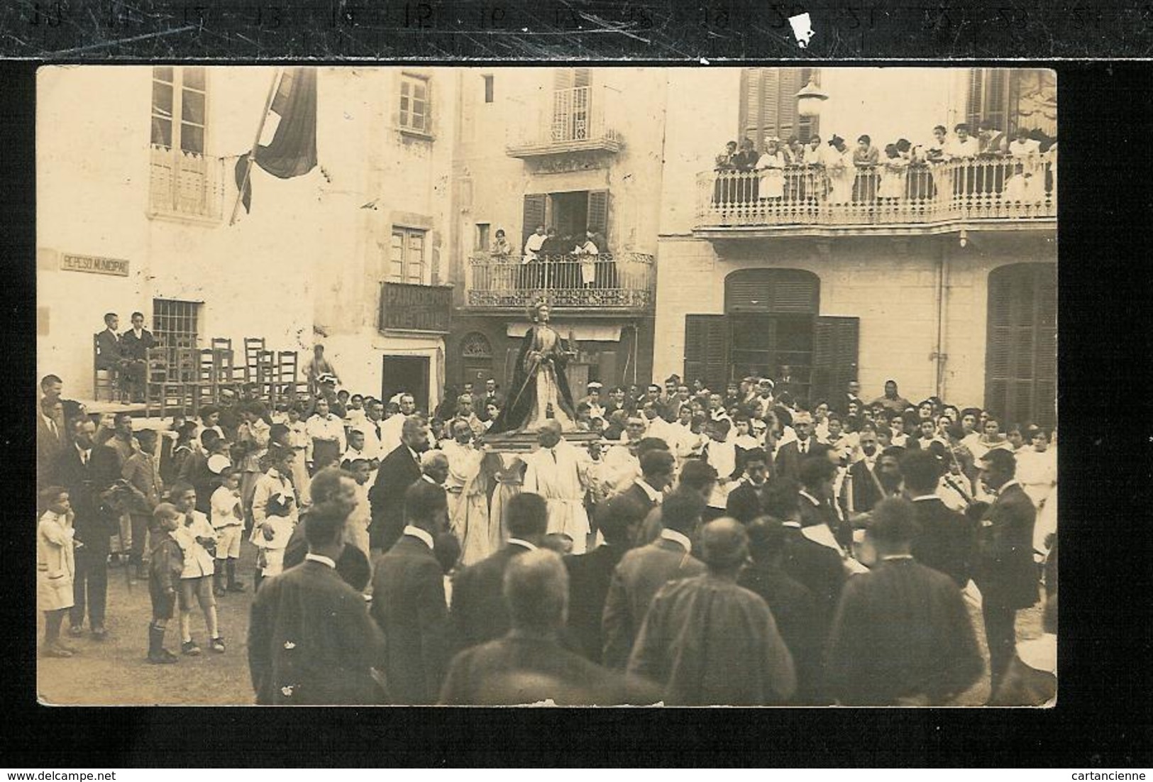 ESPAGNE SPAIN - Carte Photo Procession - Fête - Autres & Non Classés