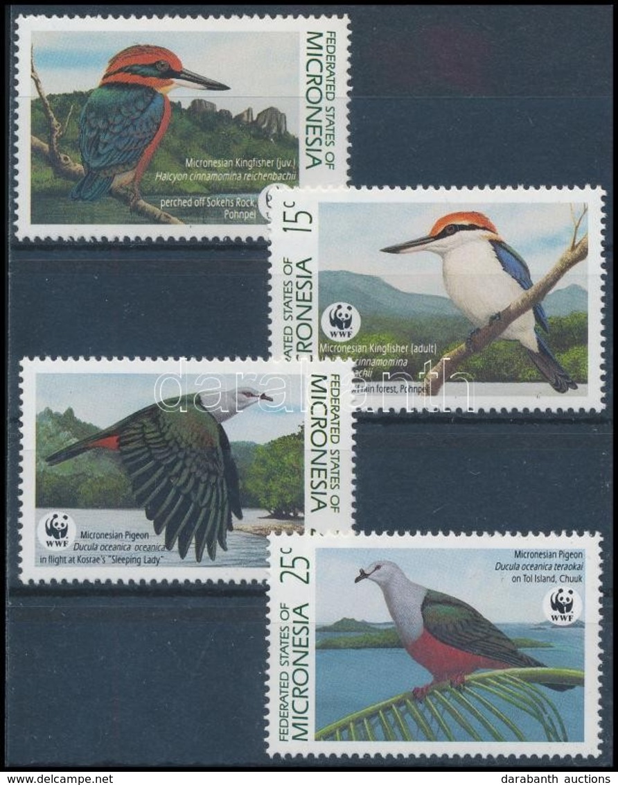 ** 1990 WWF: Madár Sor,
WWF: Bird Set
Mi 174-177 - Otros & Sin Clasificación