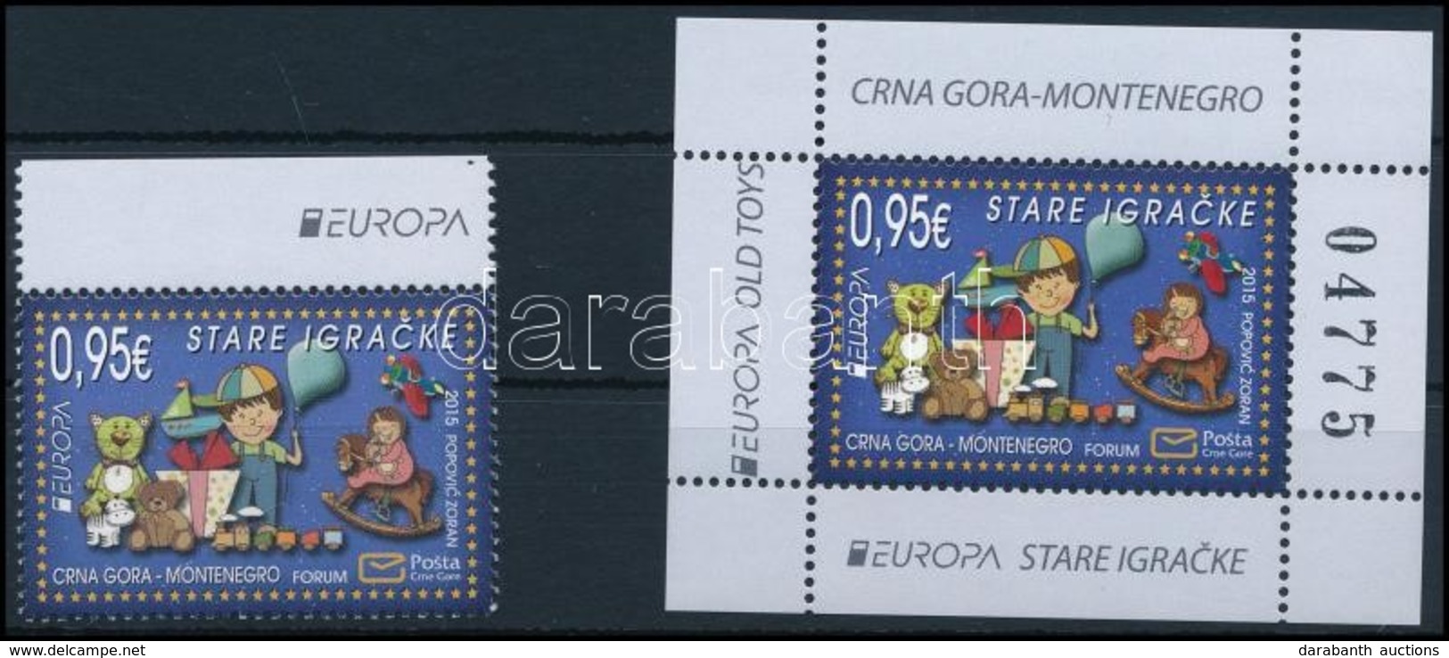 ** 2014 Europa CEPT  Bélyeg + Blokk,
Europa CEPT Stamp + Block
Mi 370 + 16 - Otros & Sin Clasificación