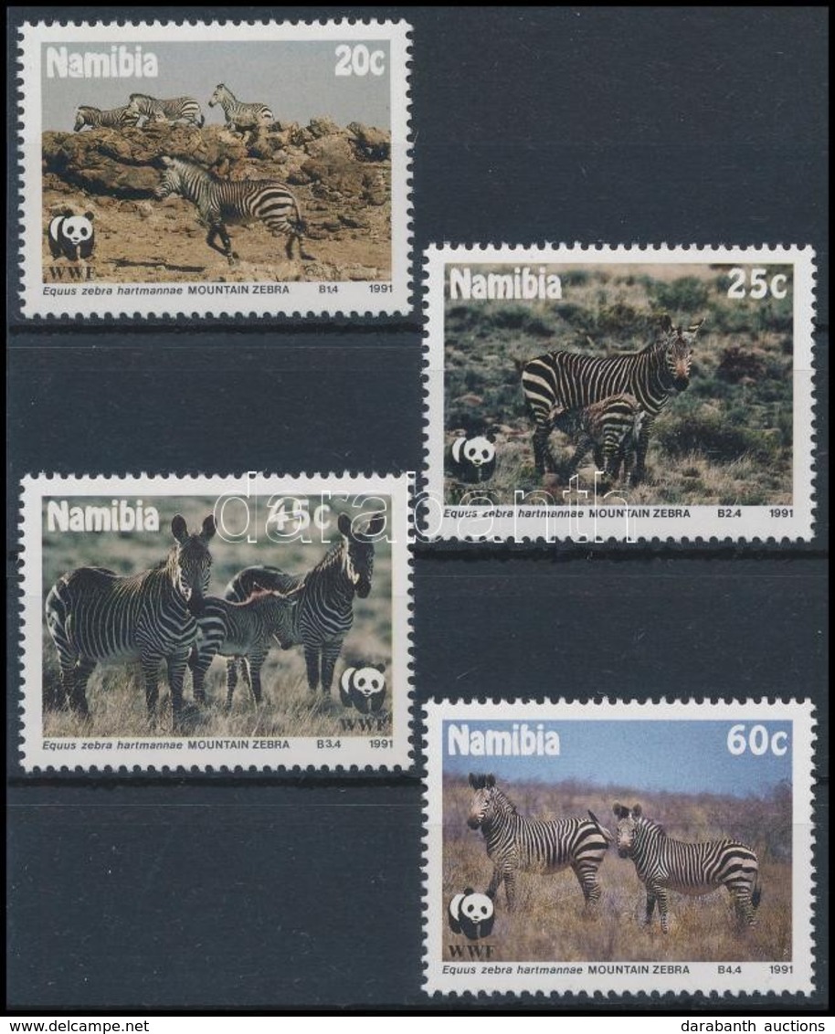 ** 1991 WWF: Zebra Sor,
WWF: Zebra Set
Mi 702-705 - Otros & Sin Clasificación