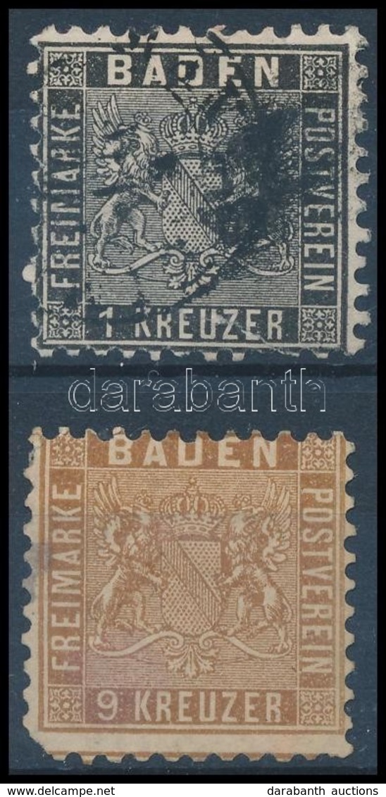 O 1862 Mi 13 (szakadás) + Mi 15 (sarokfog Hiány) (Mi EUR 230,-) - Otros & Sin Clasificación