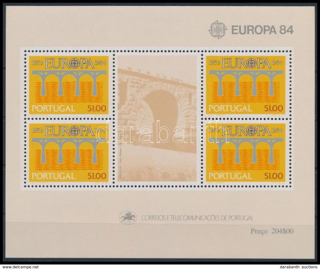 ** 1984 Europa CEPT Blokk,
Europa CEPT Block
Mi 43 - Andere & Zonder Classificatie