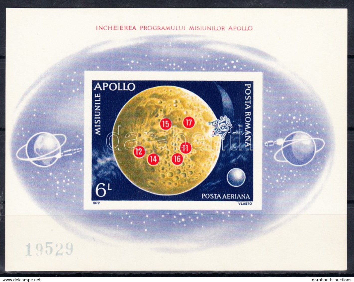 ** 1972 Az Apollo-program Blokk Mi 103 - Autres & Non Classés
