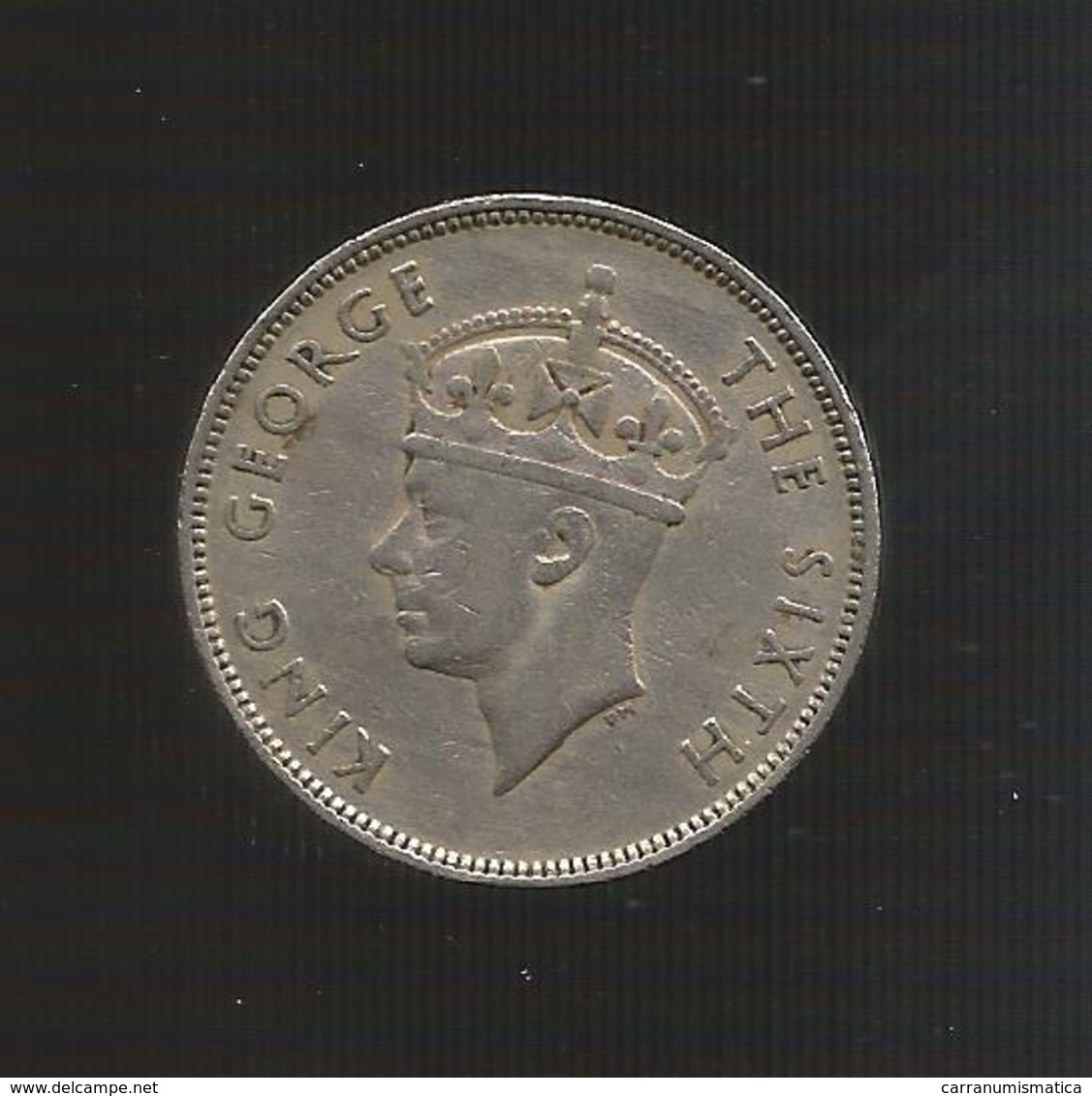 MAURITIUS - ONE RUPEE (1950) King George VI - Mauritius