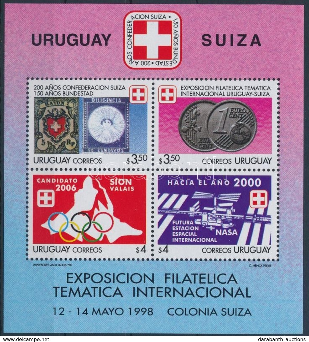 ** 1998 Bélyegkiállítás Blokk,
Stamp Exhibition Block
Mi 84 - Otros & Sin Clasificación