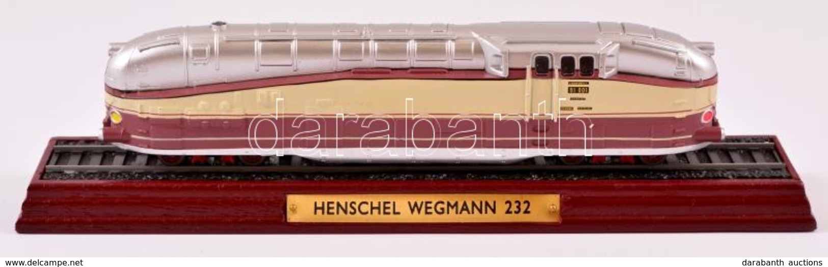 Henschel Wegemann 232 Vonatmakett, Dobozban, Jó állapotban, H: 18 Cm - Autres & Non Classés