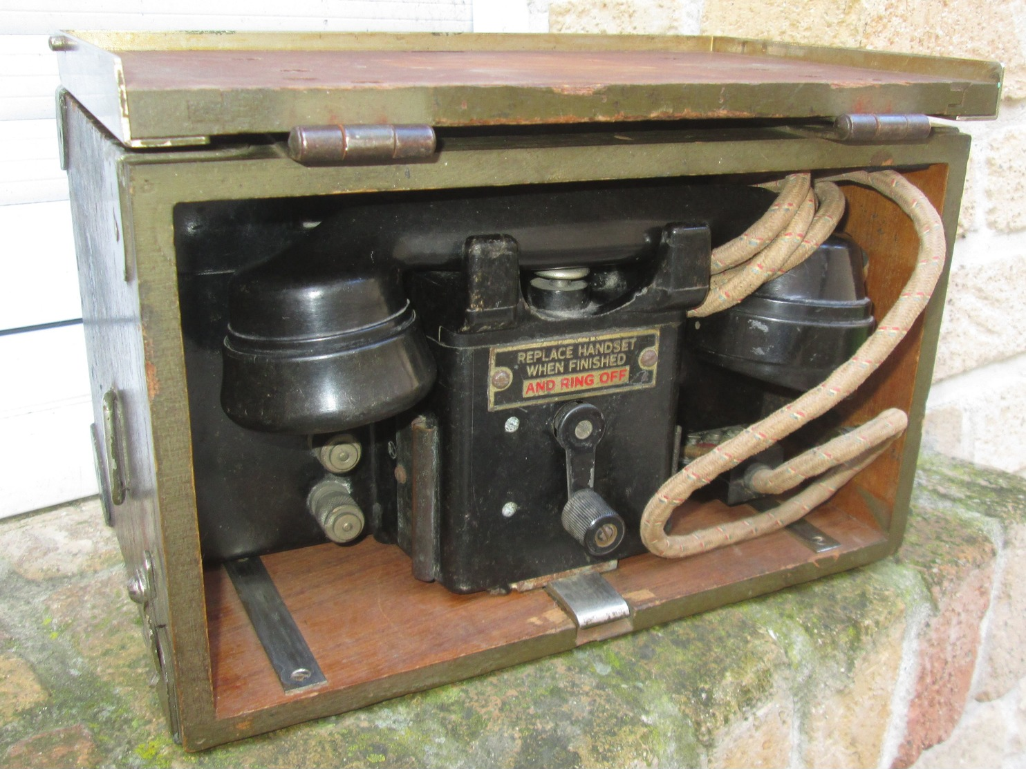 Telephone De Campagne + Caisse De Transport GB WW2 - 1939-45