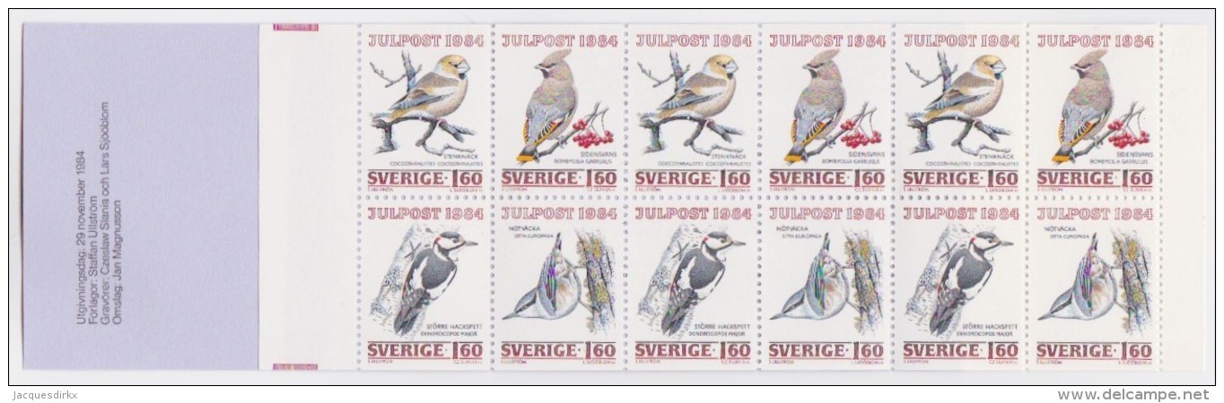 Sweden   .    Facit      .     H  355    (complete)     .        **   .       MNH     .   /   .       Postfris - 1981-..