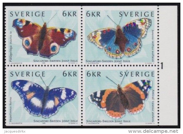 Sweden   .     Facit   .   2154/2157           .          MNH   .   /.    Postfris - Ungebraucht