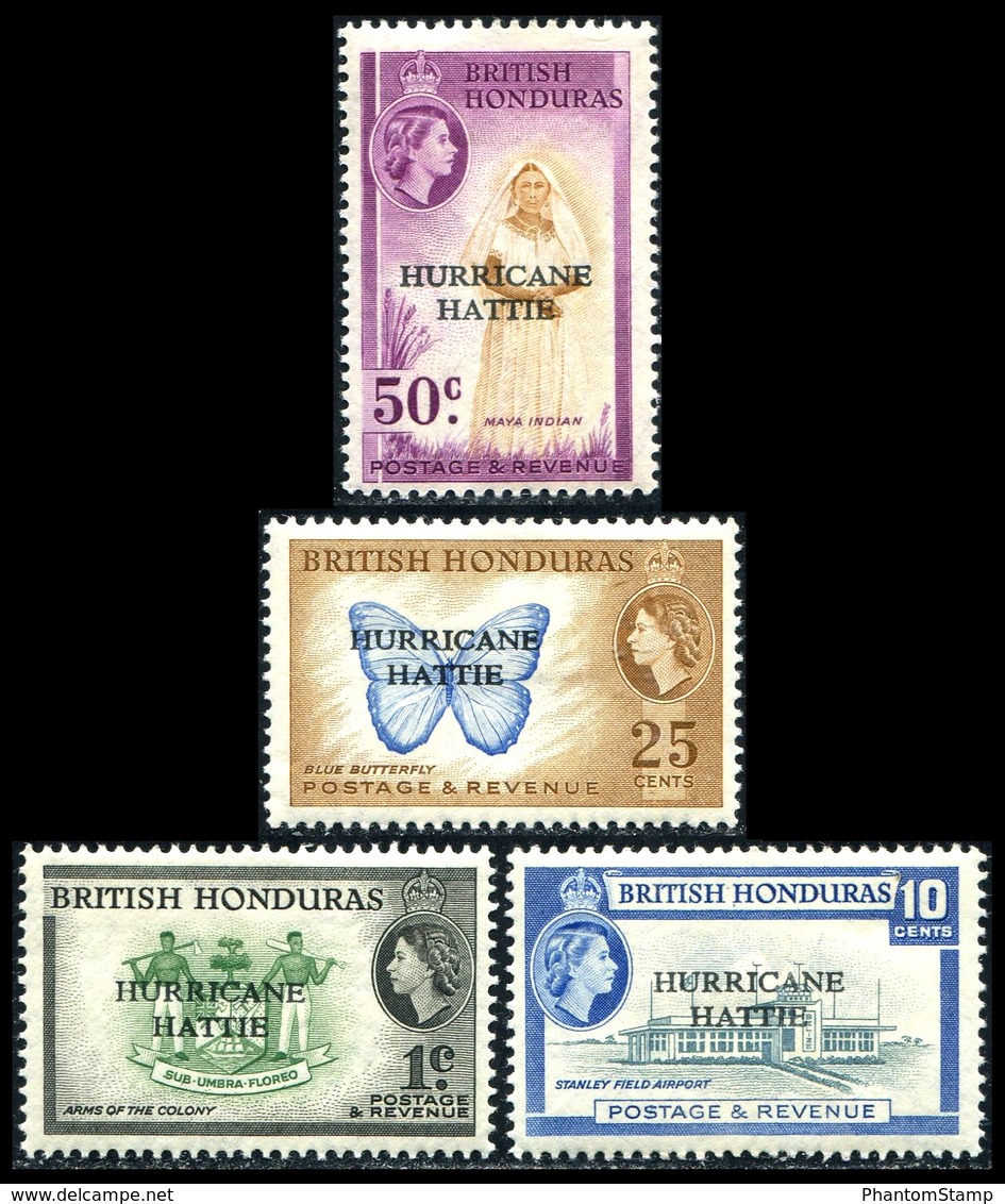 1962 British Honduras (4) Set - British Honduras (...-1970)