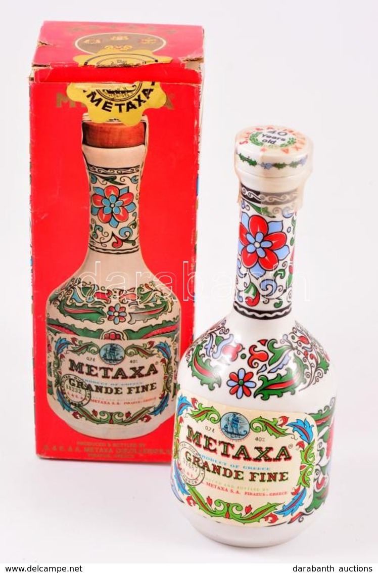 Cca 1980 Metaxa Díszdobozban - Otros & Sin Clasificación