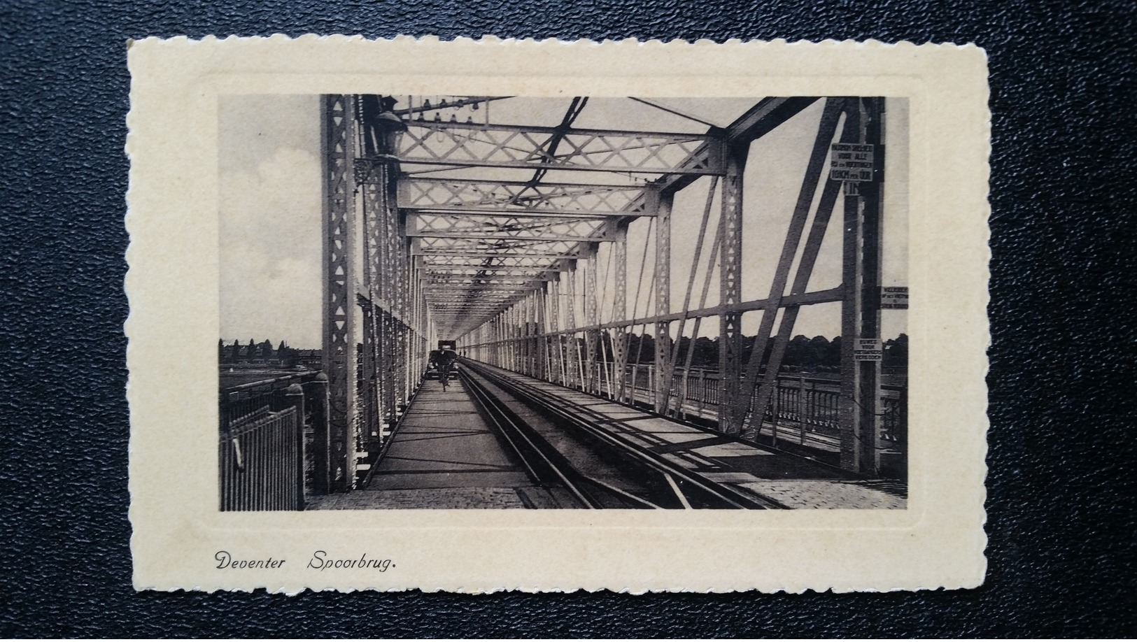 Old Postcard - Deventer, Spoorbrug. N.V. Uitg. Mij "Rembrandt" Utrecht Nº10. - Deventer